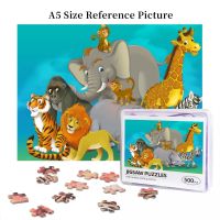 Safari Wooden Jigsaw Puzzle 500 Pieces Educational Toy Painting Art Decor Decompression toys 500pcs