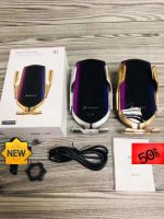 แท่นชาร์จไร้สายR1 ของแท้ 100ี%หนีบอัตโนมัติ ชาร์จเร็ว 10W Auto Induction Wireless Car Charger แท่นชาร์จโทรศัพท์  ที่ชาร์จโทรศัพท์