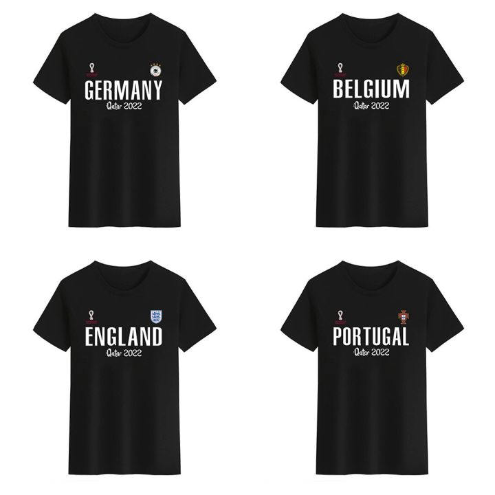 เสื้อครอปสายฝอ-ฟุตบอลโลกกาตาร์-2022-เยอรมนี-โปรตุเกส-อังกฤษ-เบลเยียม-เสื้อยืดสําหรับผู้ชาย-ผู้หญิs-5xl