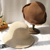 HOT★New Spring Summer Embroidered Cotton Linen Fisherman Hat Womens Breathable Sunscreen Knitted Bucket Hat Designer