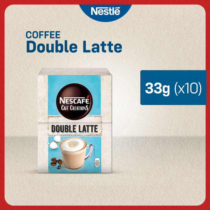 NescafÉ Cafe Creations Double Latte Coffee Mix 33g - Pack Of 10 