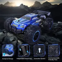 (ร้อน) ใหม่รถ RC All-Terrain 20กิโลเมตรชั่วโมง1:18รถควบคุมระยะไกล2.4กิกะเฮิร์ตซ์ปิดถนนรถบรรทุกมอนสเตอร์ของเล่นใหม่ที่มีเด็ก