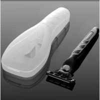 Universal Shaver Storage Box Handle Box / Full Transparent Plastic Case Razor Box/Manual Razor Cartridge Storage Box