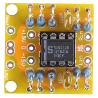 baoda Dual Op Amp BOARD preamp DC ขยาย PCB สำหรับ NE5532 OPA2134 OPA2604 AD826