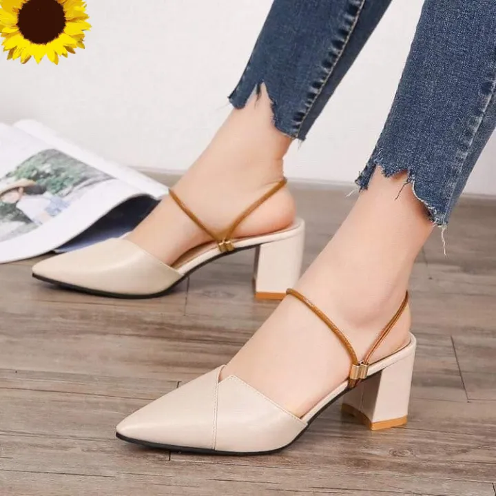 FANTASTIC WEAR ELEGANT SHOES W/2INCH HEELED REDUCES STRESS ON JOINTS PU  LEATHER GLOSSY TYPE (BUY !now Check out our wedge,sandals,shoes selection,  best in unique custom) | Lazada PH