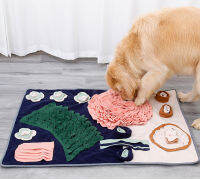 Snuffle Mat สำหรับสุนัข Foraging Mat Non-Slip แบบพกพา Dog Puzzle ของเล่นส่งเสริมทักษะการจับเหยื่อธรรมชาติ Dog Feeding Mat Washable