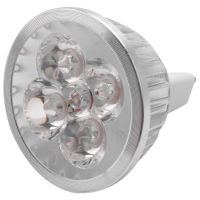 4W Dimmable MR16 LED Bulb/3200K Warm White LED Spotlight/50 Watt Equivalent Bi Pin GU5.3 Base/330 Lumen 60 Degree Beam Angle for Landscape, Accent, Recessed, Track Lighting