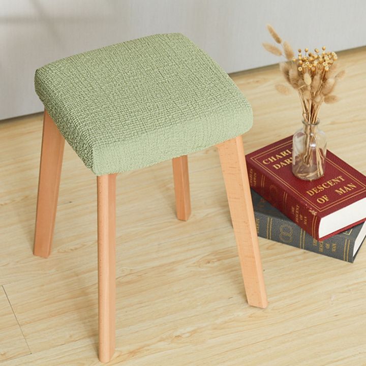 new-stretch-non-slip-stool-slipcover-kitchen-dining-seat-protector-slipcovers-solid-color-pleated-wedding-banquet-chair-cover