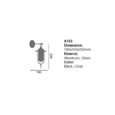 โคมไฟผนังภายนอก-a163-ยี่ห้อแลมป์แอนด์ไลท์