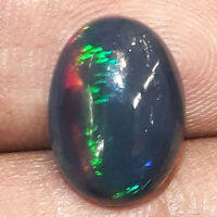 2.74 cts natural play of multi colour crystal opal gems stone