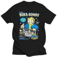 บุรุษเสื้อผ้าเกมวิดีโอเกม Fallout 2 3 4 Tees เสื้อ T เสื้อผู้ชายผ้าฝ้ายผ้าฝ้ายที่กำหนดเองเครื่องแต่งกายตลกเสื้อยืด homme