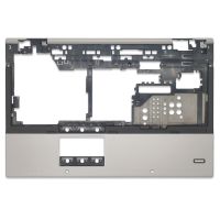 Newprodectscoming NEW For HP 8540P 8540W Laptop Upper Case With Fingerprint Palmrest/Bottom Case Silver/Gray