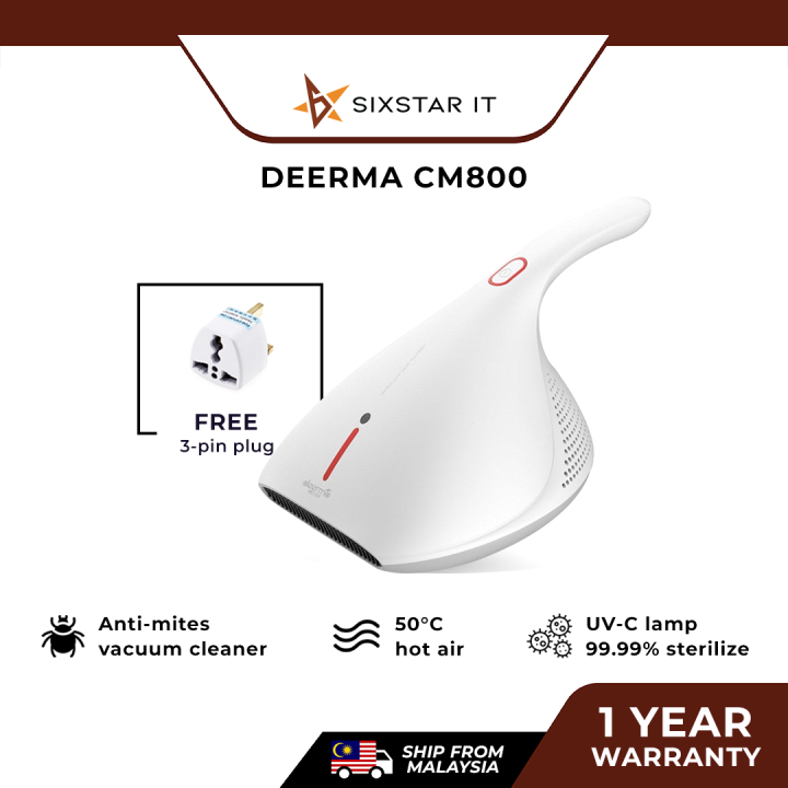 Deerma CM800 / CM818 / EX919 Dust & Mites Handheld Vacuum Cleaner Lazada