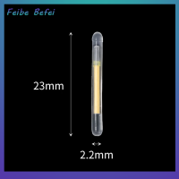 [Feibe Befei] 50ชิ้น/ล็อต2.2-4.5Mm ไฟไม้เท้าไฟกลางคืนตกปลาสติ๊กเกอร์เรืองแสงในที่มืดตกปลา