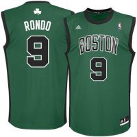 HIJAU HITAM Jersey BASKET NBA CLASSIC HWC BOSTON CELTICS 9 RAJON RONDO STATEMENT Black Green