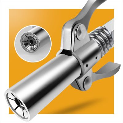 【CC】 Grease Gun Coupler 10000 NPTI/8 Pressure Nozzle Car Syringe Lubricant Repair Accessories