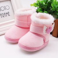 【hot】！ Newborn Baby Snow Booties Keep Warm Shoes Non-Slip Sneaker Walking Soft-Soled Breathable