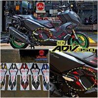 กันรอยพักเท้าหลัง ซิลิโคนยาง สำหรับ Honda Adv 350 -- ADV350