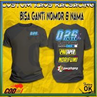 312T-SHIRT CUSTOM RACING สามารถเพิ่มชื่อและหมายเลข [UNK] T-SHIRT RACING [UNK]