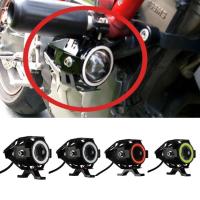 Motorcycle Driving Lights LED Mini Auxiliary Universal Headlight IP65 Waterproof Riding Accessory for Electric Bike Motorcycle and Scooter gently