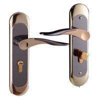 Modern Entracne Passage Door Handle Privacy Lock Lockset - Key Locking Minimalism Interior Door Lock Latch Bedroom Privacy Lever Door Hardware Locks