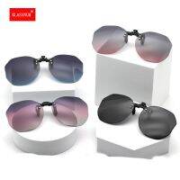 Women Sunglasses Clip-on Polarized Optical Glasses Clip Diamond Cut Mirror Eyeglasses Anti-UV Driving Sunglasses 2023 Trendy Cycling Sunglasses