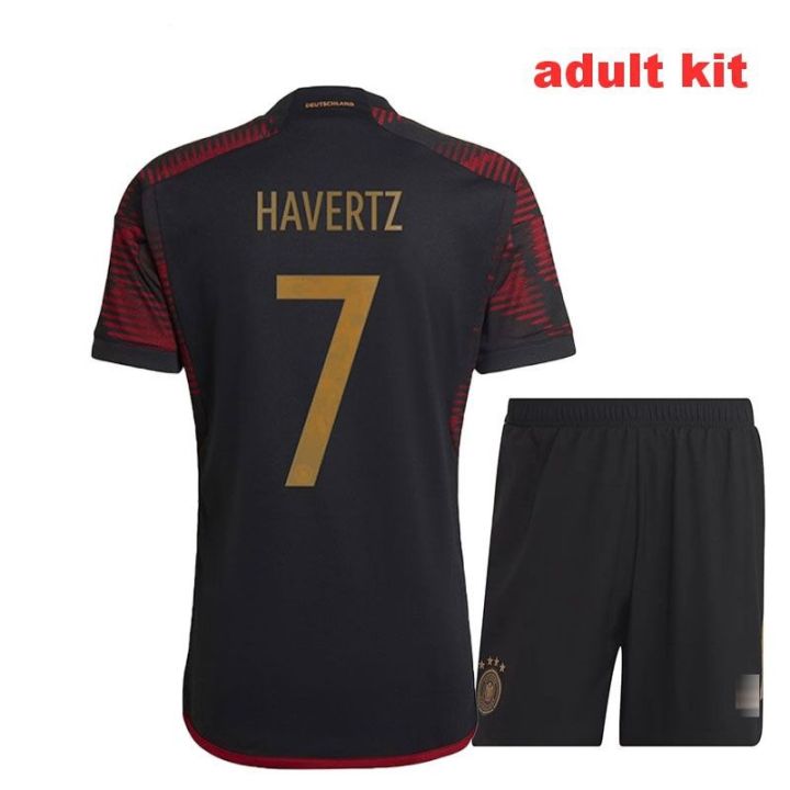 2022-2023-germany-away-adult-kit-football-shirt-national-team-world-cup-top-quality-mens-top-and-shorts-set-soccer-jersey-with-patch
