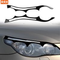 【YF】 E60 5 2004 2005 2006 2007 2008 2009 2010 Car Headlight Eyebrows Eyelid Sticker Interior Parts