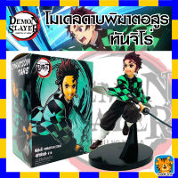 โมเดลดาบพิฆาตอสูร ทันจิโร่ Qposket no Yaiba ขนาด 18 cm เเบบมีกล่อง สุดเท่