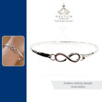 ???‍⚕️ [เครื่องประดับ | ปลอดภัย] กำไล คนแพ้ง่าย : Endless infinity Bangle (SVB-0003) Nantich Jewelry