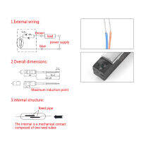 สวิตช์กกเซ็นเซอร์ CS1-S แม่เหล็กสวิตช์กกลมสำหรับ Ma/ma/ CDJ2B DC 5V- 240V