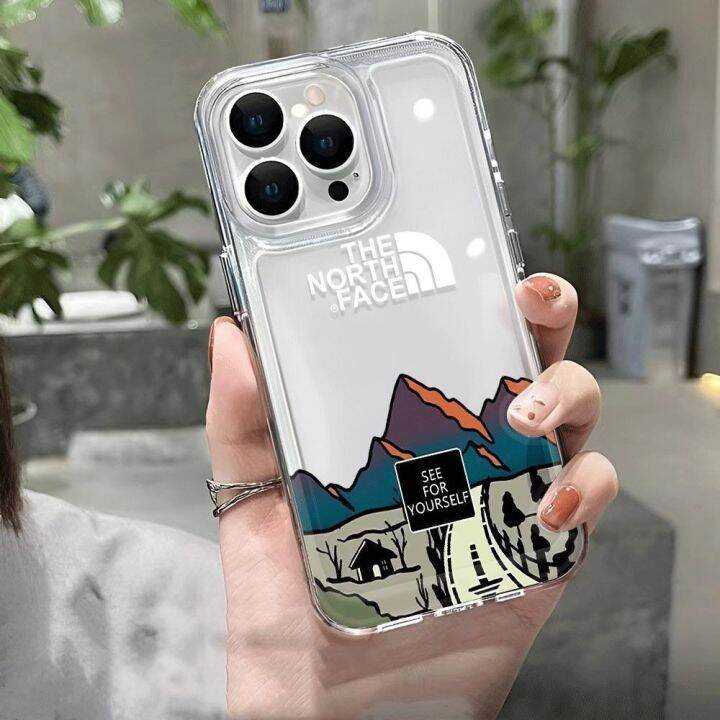 เคสโทรศัพท์มือถือ-แบบใส-กันกระแทก-ลายภูเขา-แฟชั่น-สําหรับ-iphone-14-pro-max-11-13-12-7plus-7-8-plus-x-xr-xsmax