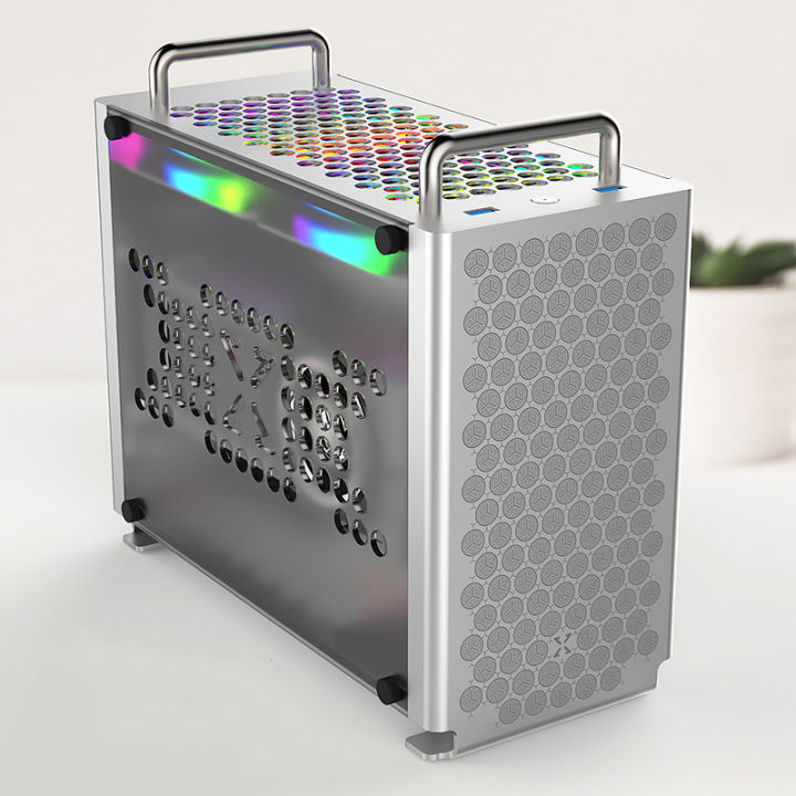 เคสคอมพิวเตอร์-itx-case-b2-aluminium-พร้อมสายriser