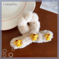 [Cumarba] เด็กคลิป Plush สาวน่ารักช้อนหลังหัวกิ๊ฟติดผมเครื่องประดับผมที่หนีบผมปากปลาฉลาม