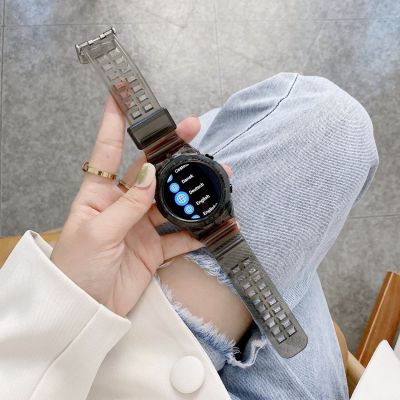 vfbgdhngh For Huawei Watch GT2 GT 2 46mm Transparent watch Band Silicone Strap