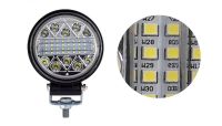 ไฟสปอร์ตไลท์รถยนต์ LED ไฟหน้ารถไฟท้ายไฟช่วยตัดหมอกส 12V-24Vเเสงขาว แบบกลม LED SPOT BEAM US 102W 1pcs