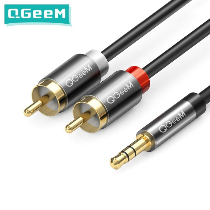 qgeem-rca-cable-2rca-to-3-5-audio-cable-rca-3-5mm-jack-rca-aux-cable-for-dj-amplifiers-subwoofer-audio-mixer-home-theater-dvd