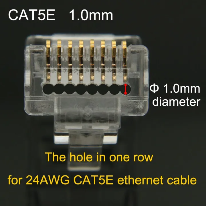 Xintylink EZ Rj45 Connector Cat6 Ethernet Cable Plug Cat5 Cat5e Rg45 Rj ...