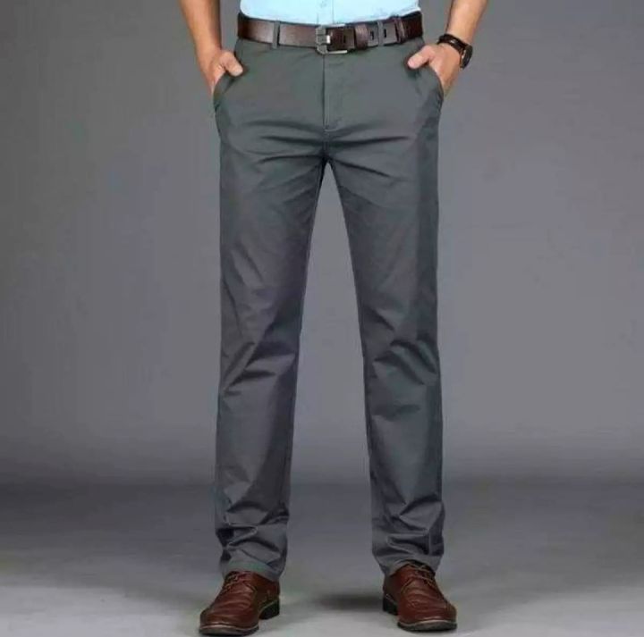 slacks for men straight cut | Lazada PH