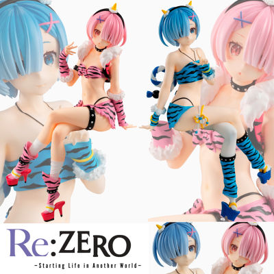 Figure ฟิกเกอร์ จากการ์ตูนเรื่อง Re Zero Starting Life in Another World รีเซทชีวิต ฝ่าวิกฤตต่างโลก Rem เรม และ Ram แรม Set x 2 Ver Anime ของสะสมหายาก อนิเมะ การ์ตูน มังงะ คอลเลกชัน ของขวัญ Gift จากการ์ตูนดังญี่ปุ่น New Collection Doll ตุ๊กตา Model โมเดล