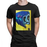 Mens T Shirt Coraline Fun Short Sleeve Coraline Jones Button Eyes Tee Shirt O-neck  Cotton Print T-shirts - T-shirts - AliExpress