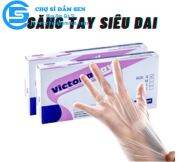 Hộp 100 găng tay Victoria cao su TPE an toàn dùng 1 lần làm bếp nấu ăn vệ