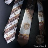 เสื้อเชิ้ตลําลอง ลาย Prague Town Original Tie jk ขนาดเล็ก เข้ากับทุกการแต่งกาย สําหรับผู้ชาย และผู้หญิง 【AUG】