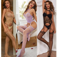 【Cw】tights Women Hot Underwear Teddy Fishnet pantyhose o pantyhose Open Ass Sex lingeri intimates Nightgown PAJAMA tights