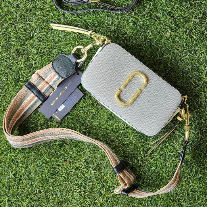 bing strap The Color Block Snapshot Small Camera Bag Grey Green