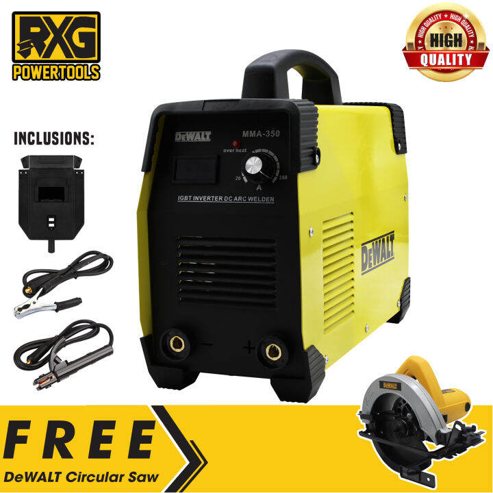 DeWALT MMA350 Welding Machine ( FREE DeWALT Circular Saw ) Lazada PH