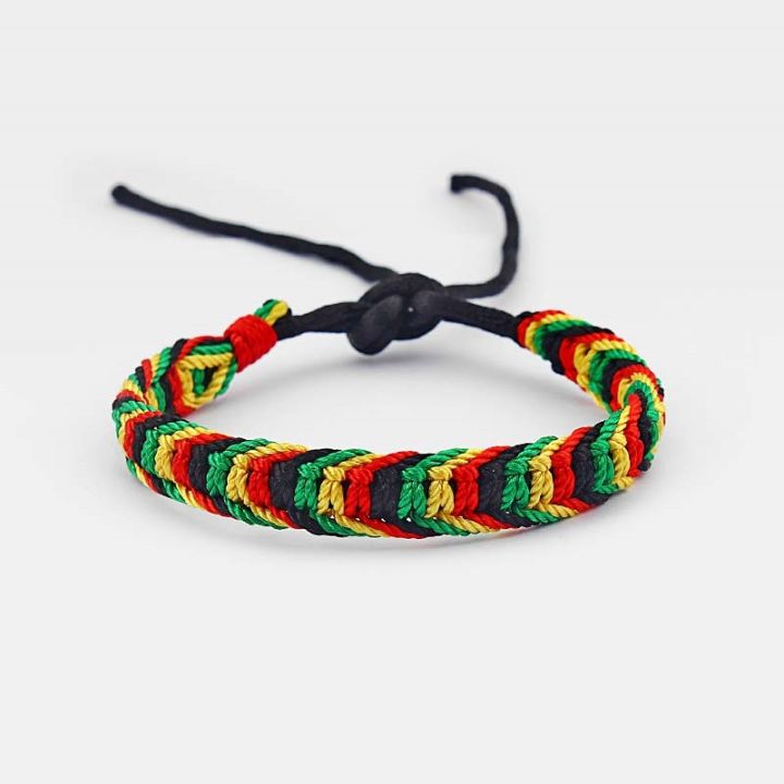 mixed-rasta-wristband-cotton-silk-jamaica-surfer-boho