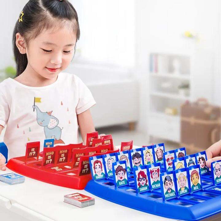 Children's Card Game Desktop Game Guess Who Is He Toy Friends Dinner