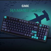 Cherry Profile PBT DYE-SUB 129 Keys GMK Hammerhead Keycaps for Cherry MX Switch Mechanical Keyboard Personalized Key Cap