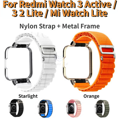 ใหม่ไนลอน Alpine Loop สำหรับ Xiaomi Redmi Watch 3 Active สายคล้อง/Redmi Watch 3 2 Lite / Mi Watch Lite สายรัดข้อมือทดแทนกรณี Band